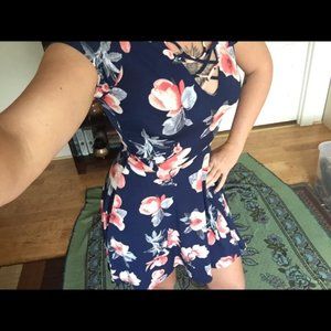 Floral Criss Cross Dress